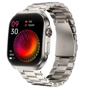Starlight Titanium Edition – Silver Metallic Smartwatch